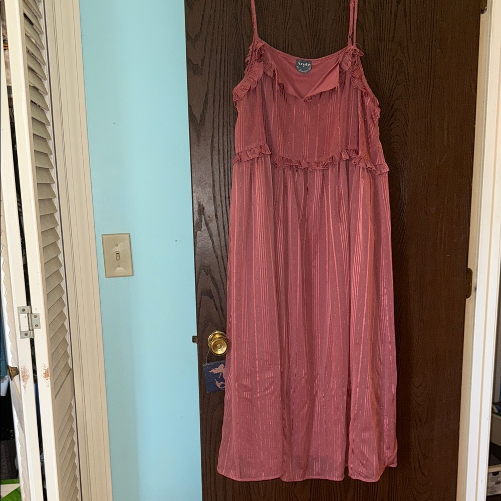 Arula Coral Textured Dress